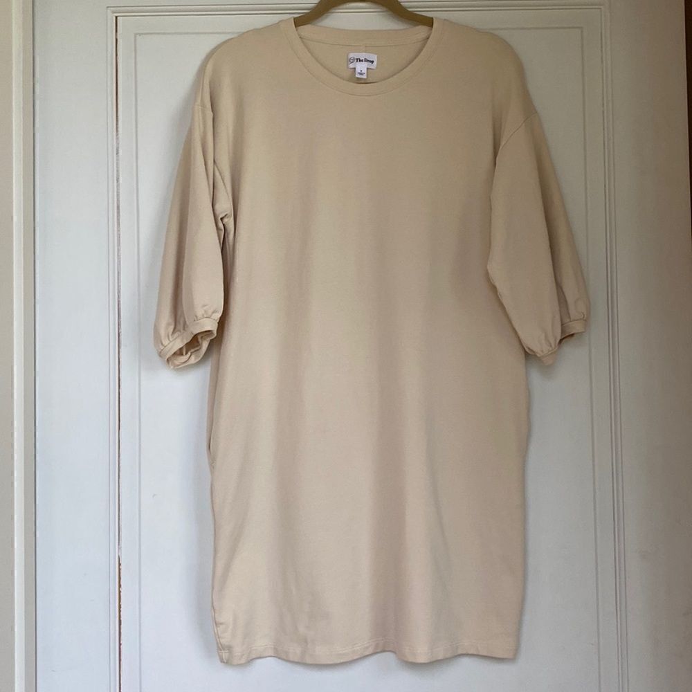 Balloon Sleeve East Going T Shirt Dress With Pockets